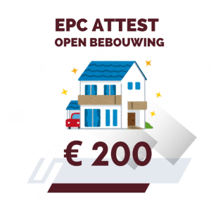 goedkoop epc attest aanvragen open bebouwing